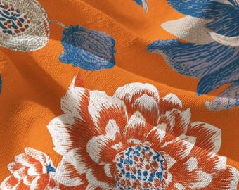 100% Pima Cotton for Sewing, Apparel & Home Décor in Sunset at the Orangerie
