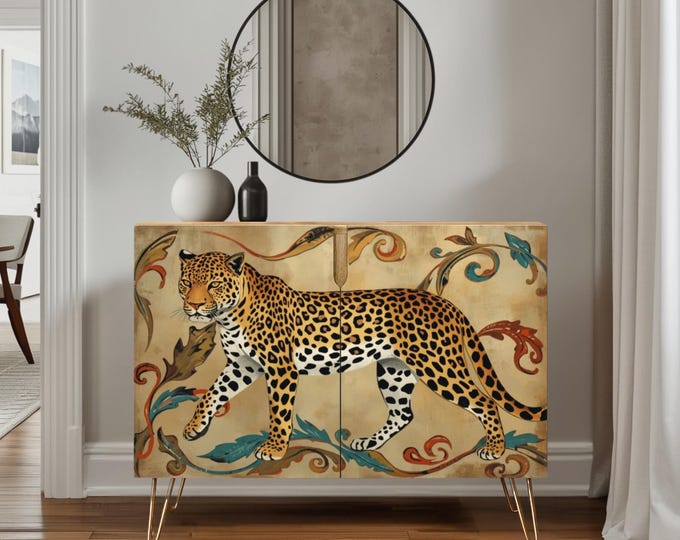 Artisan Statement Wooden Credenza Made in the USA by Lisa Kanova