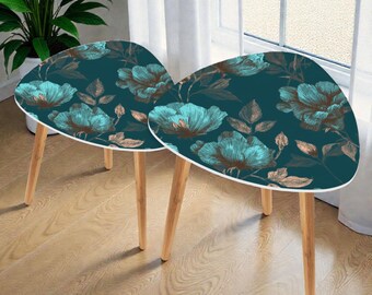 Modern Artisan Nesting Accent Tables | Bamboo and MDF