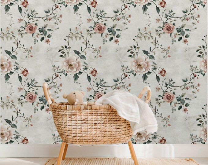 Luxury Heirloom Nursery and Kids Room Wallpaper by Lisa Kanova
