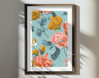 A Late Afternoon in Provence | Statement Wall Art Print | Digital Download | Bold Maximalist Wall Art 24x36 | Gallery Wall Decor