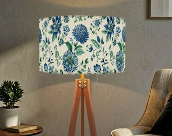 Tripod Floor Lamp (Made in USA) in Garden Fancy at the Seaside