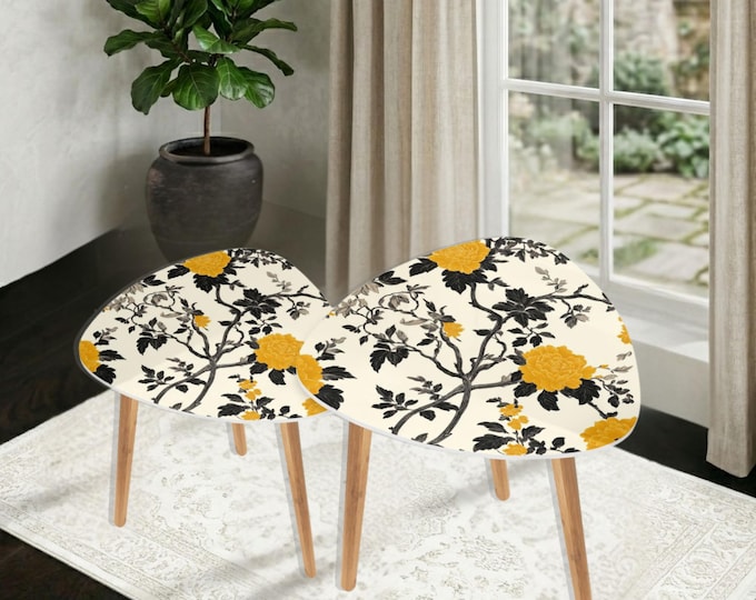 Lanterns at the Summer Estate | Triangle Coffee Table Set of 2 (Made in USA)