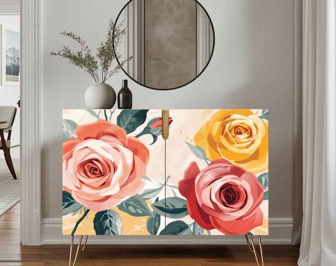 Artisan Statement Wooden Credenza Made in the USA by Lisa Kanova