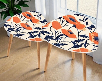 Modern Artisan Nesting Accent Tables | Bamboo and MDF