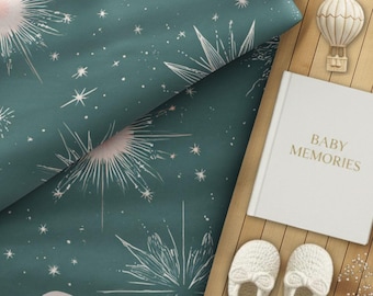 100% Pima Cotton Nursery or Kid's Room Modern Heirloom Fabric