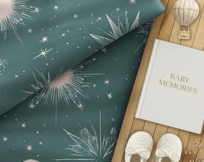 100% Pima Cotton Nursery or Kid's Room Modern Heirloom Fabric