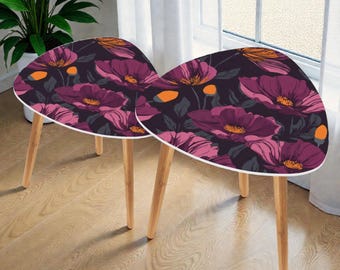 Modern Artisan Nesting Accent Tables | Bamboo and MDF