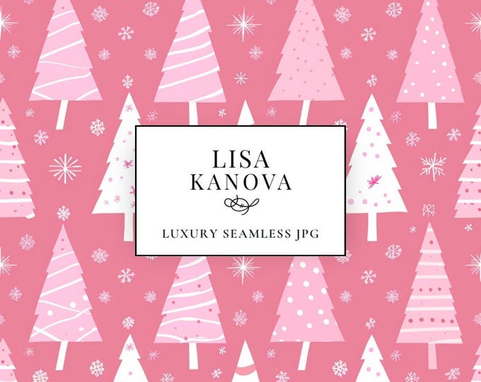 Holiday Seamless Pattern: Modern Style, Luxury Fabric Design (JPG Digital Download)