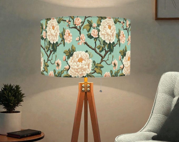 The Belvedere Botanical | Modern Heirloom Wood Tripod Floor Lamp (Made in USA)