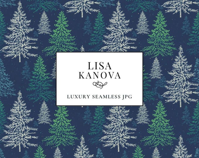 Holiday Seamless Pattern: Modern Style, Luxury Fabric Design (JPG Digital Download)