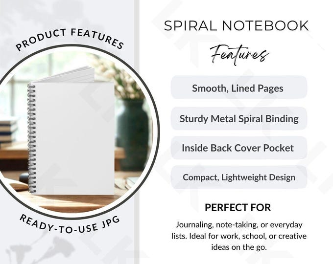 Etsy Listing Product Features Image | Ready-to-Use JPG (Digital Download)