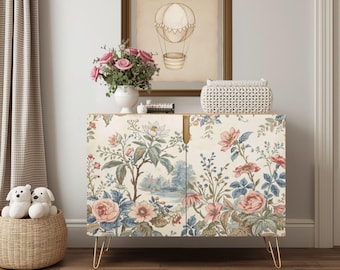 Artisan Nursery Wooden Credenza Made in the USA Designed by Lisa Kanova