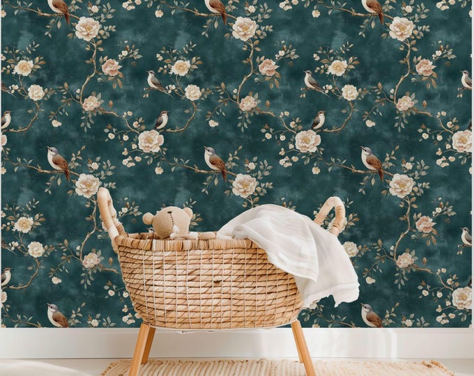 Luxury Heirloom Nursery and Kids Room Wallpaper by Lisa Kanova