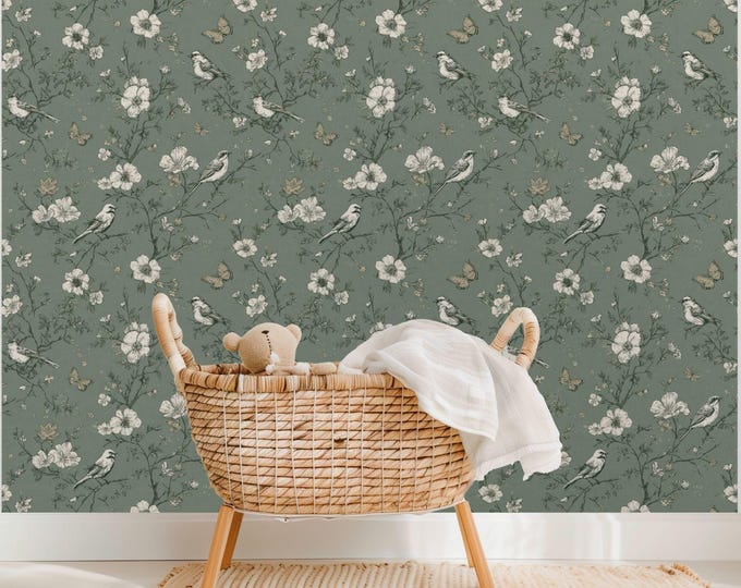 Luxury Heirloom Nursery and Kids Room Wallpaper by Lisa Kanova