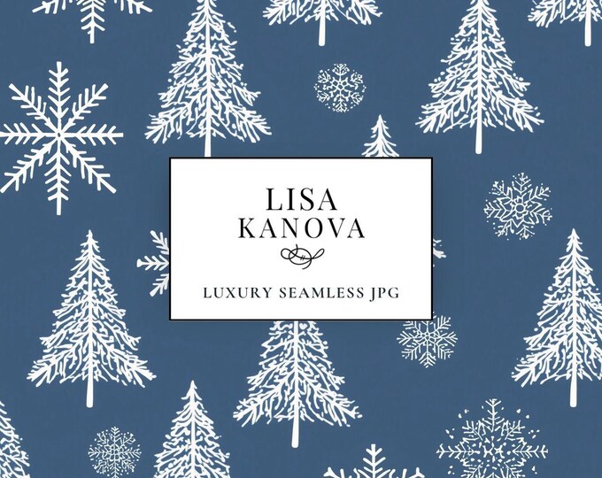 Holiday Seamless Pattern: Modern Style, Luxury Fabric Design (JPG Digital Download)