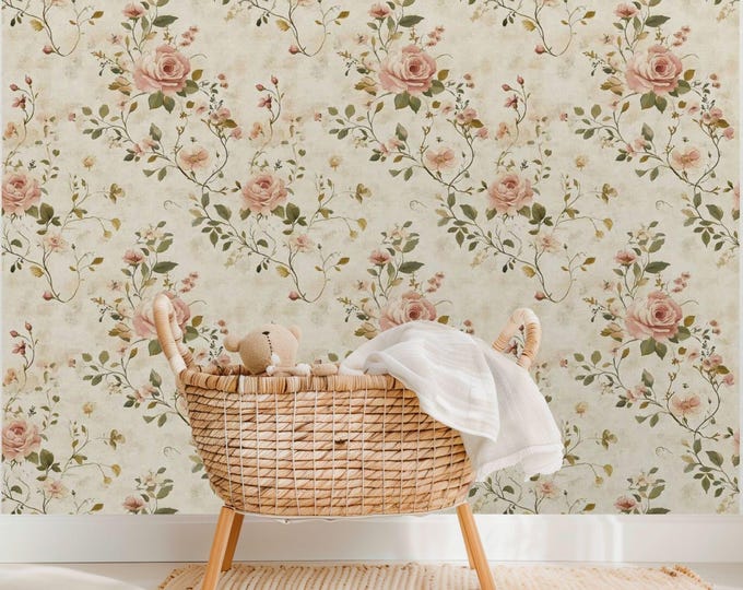 Luxury Heirloom Nursery and Kids Room Wallpaper by Lisa Kanova