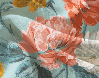 A Late Afternoon in Provence | 100% Pima Cotton Fabric | Bold Botanical by Lisa Kanova