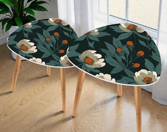 Modern Artisan Nesting Accent Tables | Bamboo and MDF