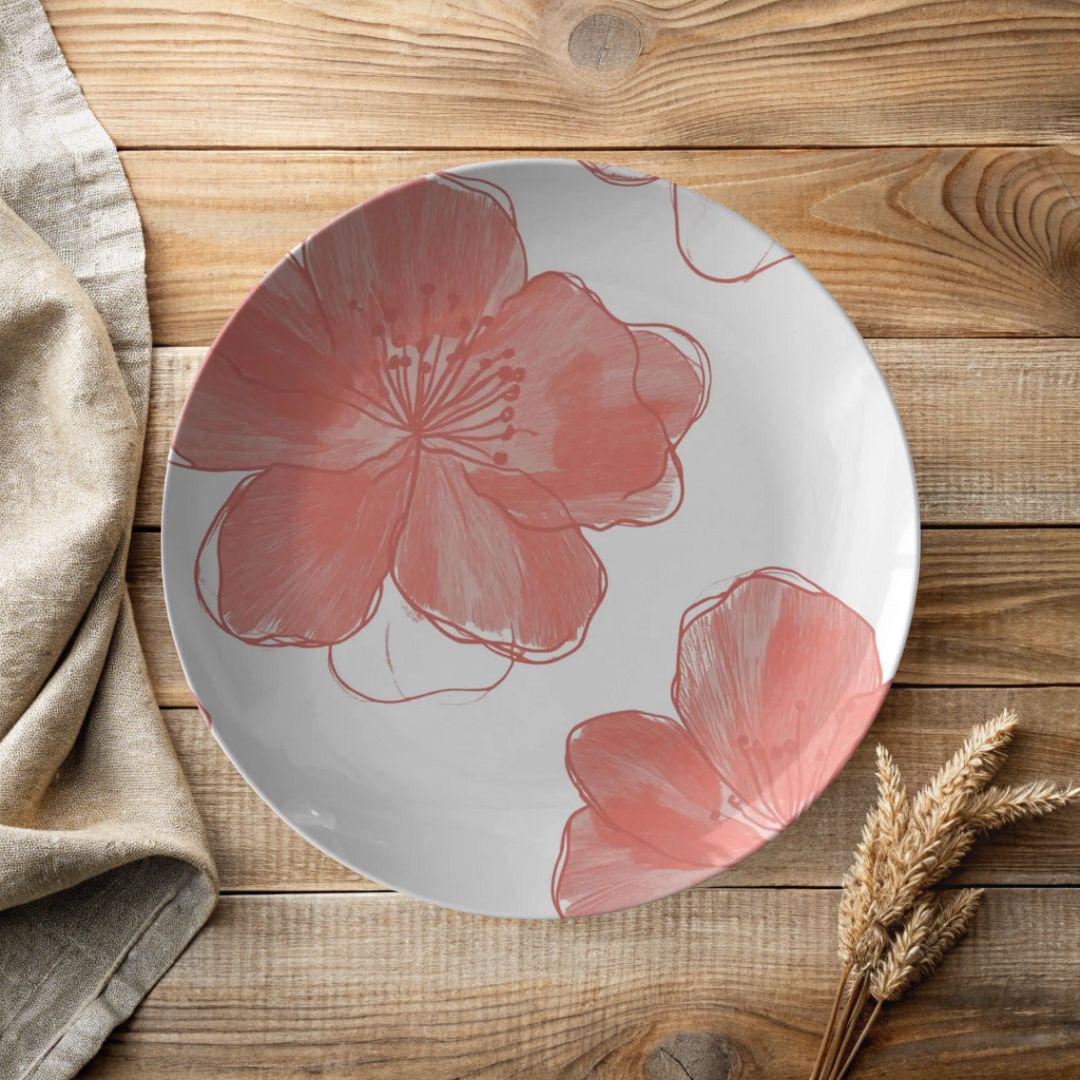 Modern and Chic Polymer 10in. Plates Durable & Stylish Dinnerware Set ...