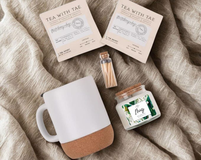 The SereniTea Set Birth Flower Edition by Lisa Kanova - May Lily of the Valley