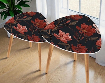 Modern Artisan Nesting Accent Tables | Bamboo and MDF