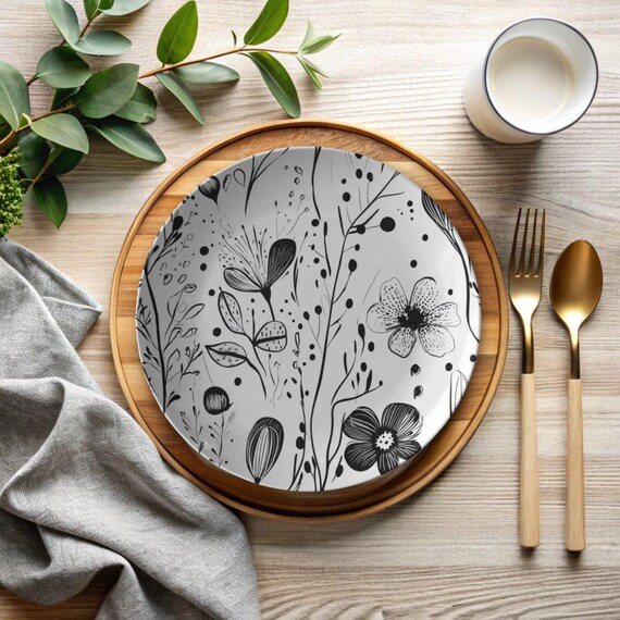 Modern plates hot sale