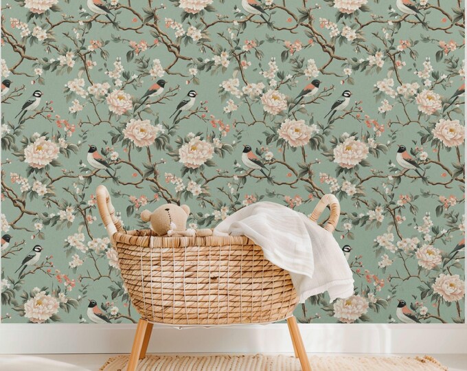 Luxury Heirloom Nursery and Kids Room Wallpaper by Lisa Kanova