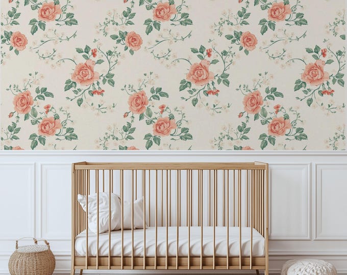 Luxury Heirloom Nursery and Kids Room Wallpaper by Lisa Kanova