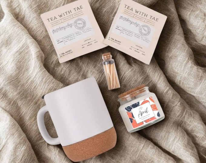 The SereniTea Set Birth Flower Edition by Lisa Kanova - April Daisy