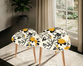 Lanterns at the Summer Estate | Triangle Coffee Table Set of 2 (Made in USA)