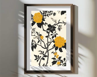 Lanterns at the Summer Estate | Statement Wall Art Print | Digital Download | Bold Maximalist Wall Art 24x36 | Gallery Wall Decor