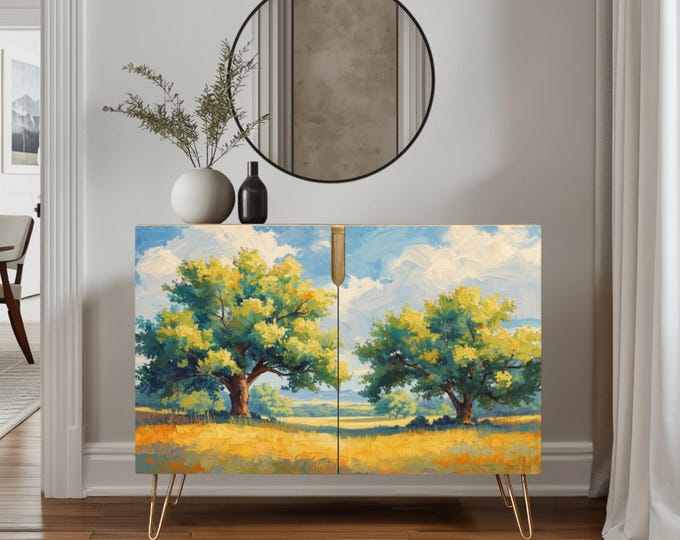 Artisan Statement Wooden Credenza Made in the USA by Lisa Kanova