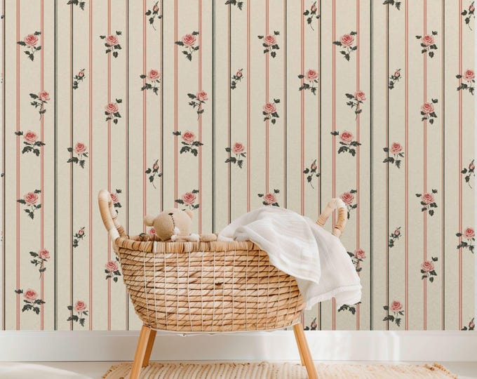 Luxury Heirloom Nursery and Kids Room Wallpaper by Lisa Kanova