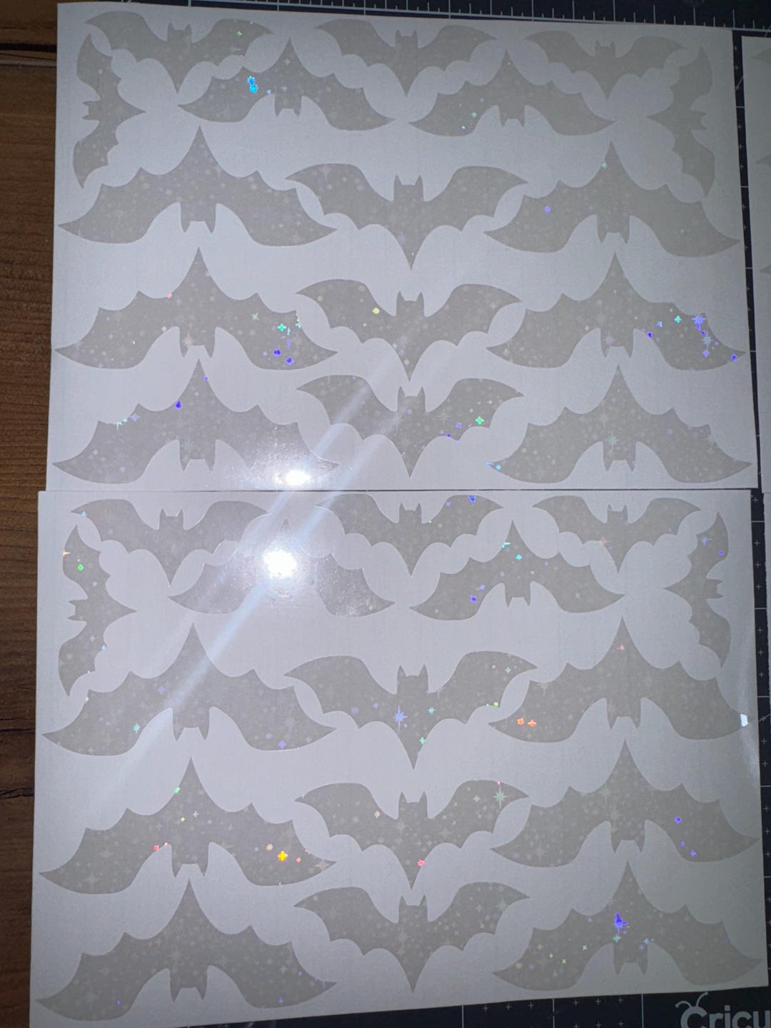 Holographic Bat Suncatcher Window Decals - FULL SHEET, Peel and Stick ...
