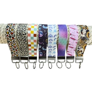 Wristlet/lanyard/keychain.  Vegan leather