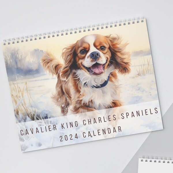 2024 Cavalier King Charles Calendar Etsy