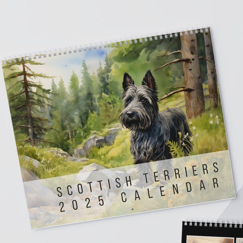 Scottie Calendar Etsy