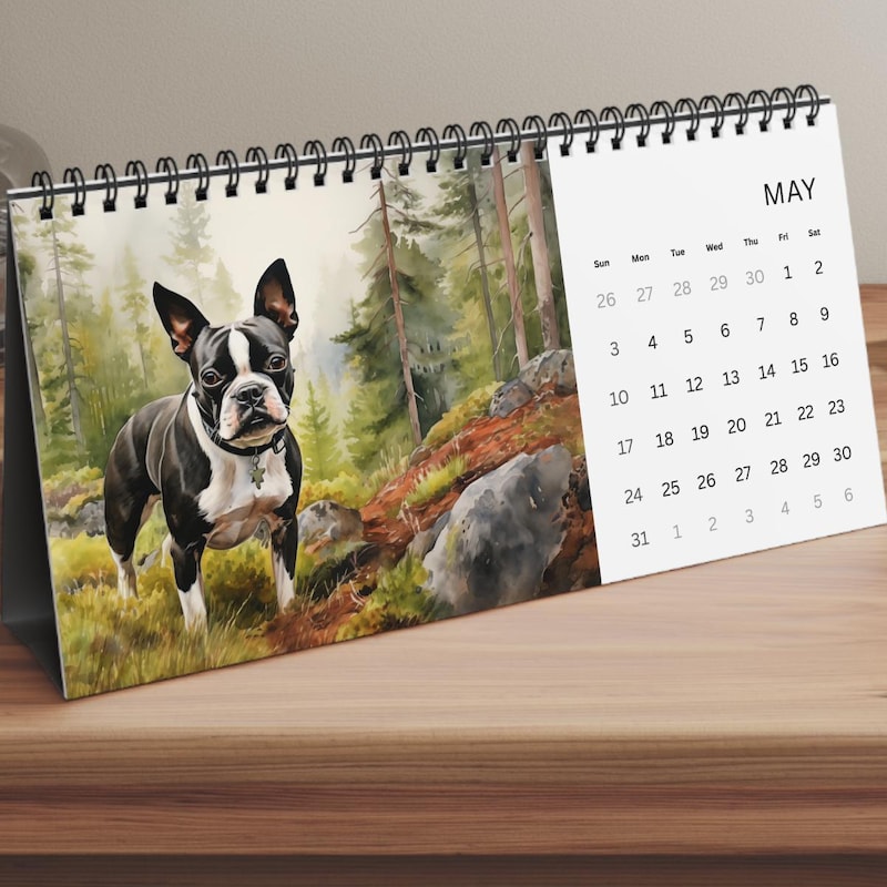 Boston Calendar 2026 Etsy