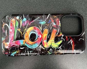 Personalized Graffiti iPhone Case - Double Layer Protection