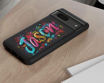 Graffiti Art Phone Case: Personalized for Google Pixel (Matte or Glossy)