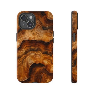 Phone Case: Teak Woodgrain Design - Durable Double Layer Protection image 8