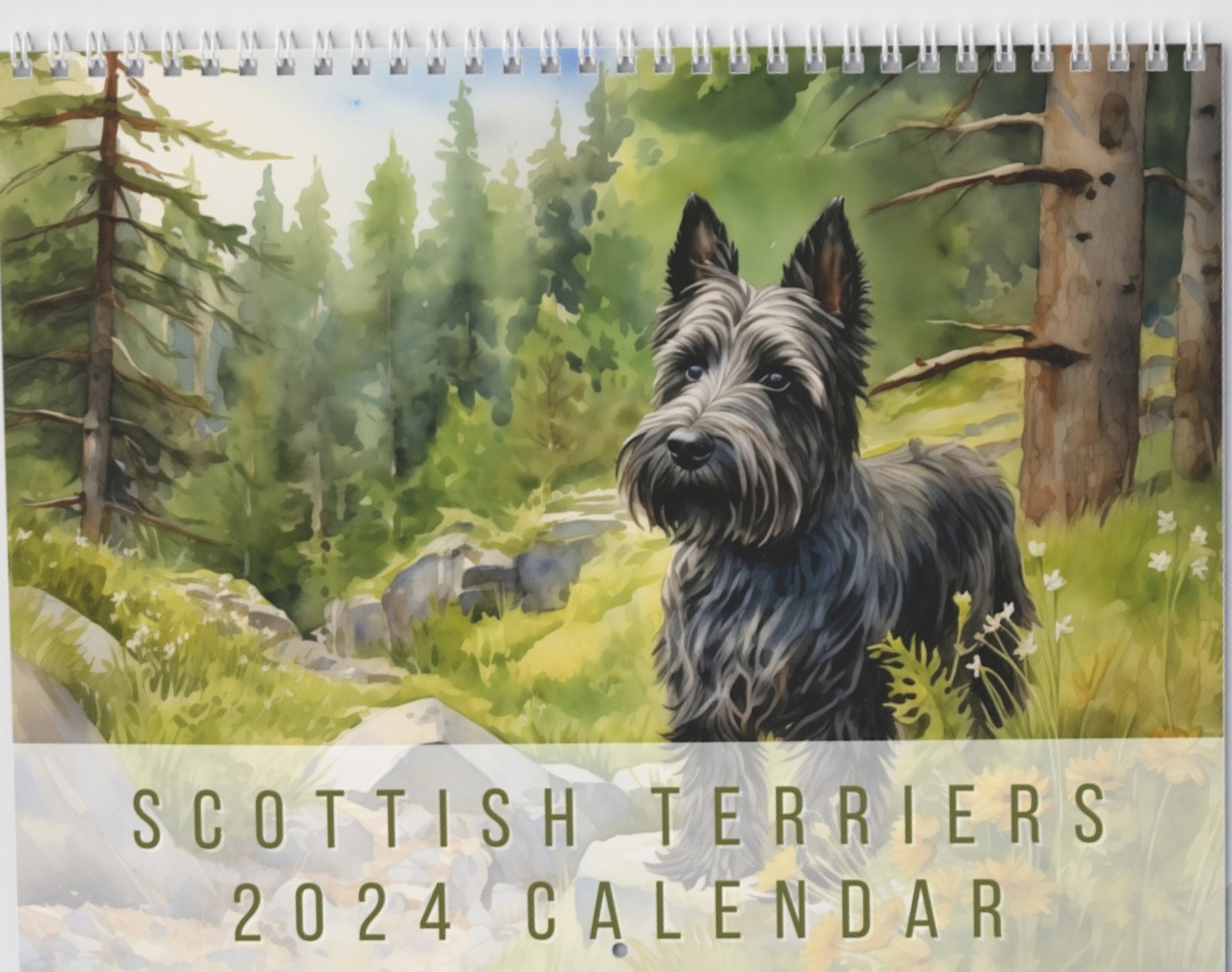 Scottish Terriers Calendar 2024 Ideal Gift for Scottish Terrier Owner Scottish Terriers Calendar 2024 Ideal Gift for Scottish Terrier Owner
