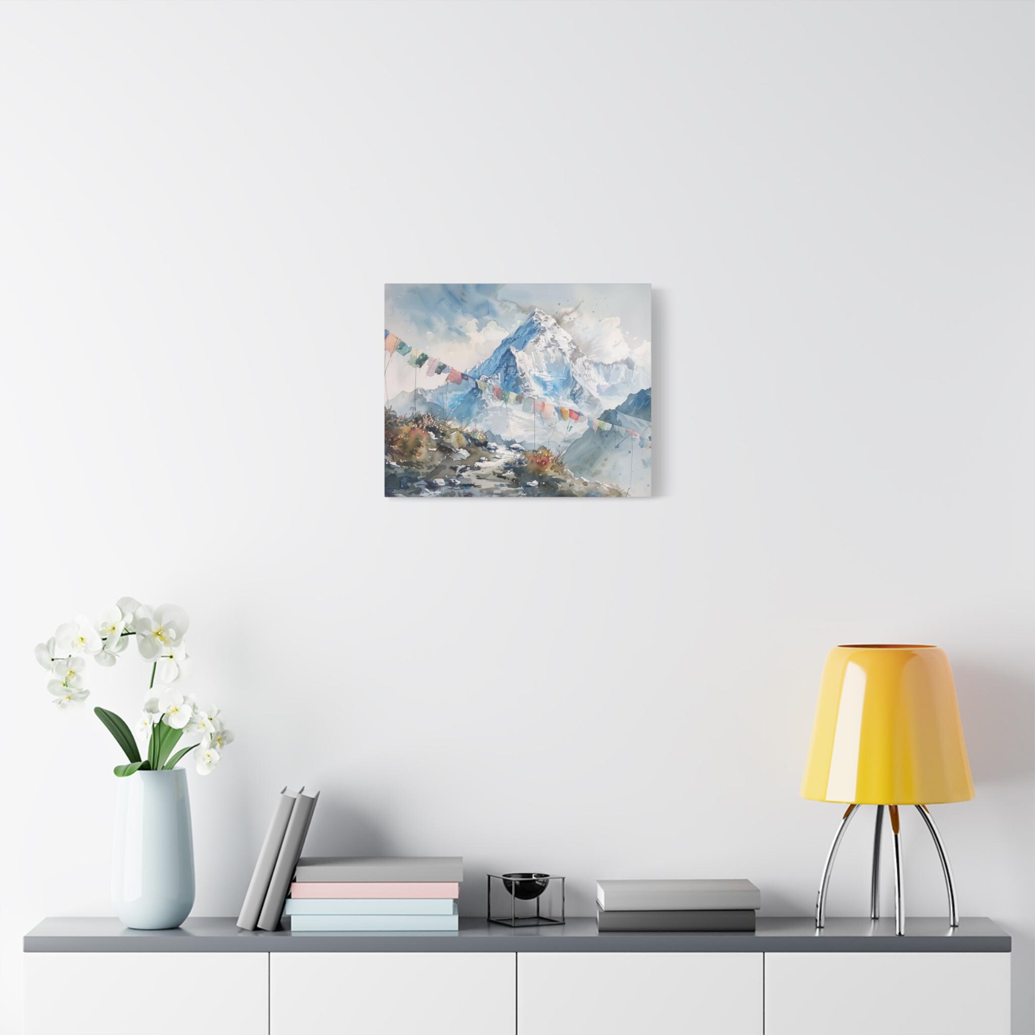 美品!! EVEREST エバレスト ピスト 530 固定 シングル Mount Everest Watercolor Printed on Canvas - Frameless Wall Art