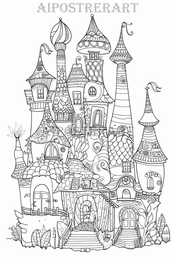 Doll Palace Coloring Pages