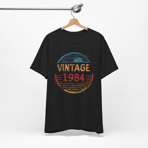 Koszulka Vintage 1984, Koszulka na 41. urodziny, Urodzony w 1984 r., Koszulka prezentowa na 41. urodziny, Dostępna ekspresowa dostawa w całych Stanach Zjednoczonych