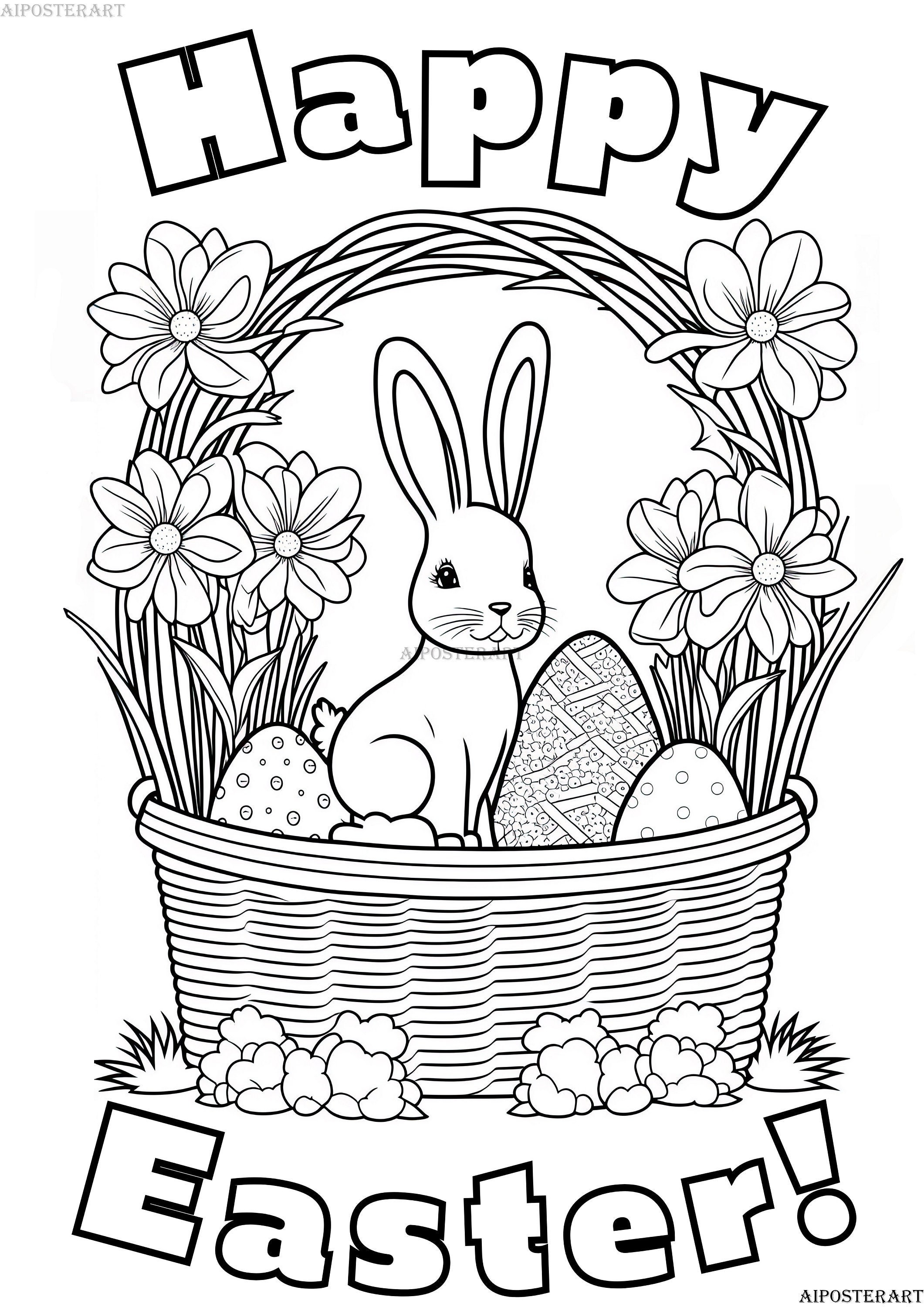 Coloring Page Of Easter