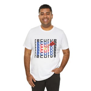 Recurve T-Shirt | Men's White Archery Tee - Printed In USA