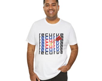Recurve T-Shirt | Men's White Archery Tee - Printed In USA