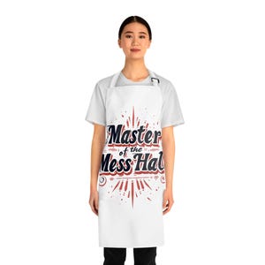 Master of the Mess Hall Apron - perfect gift for anyone who takes charge in the kitchen